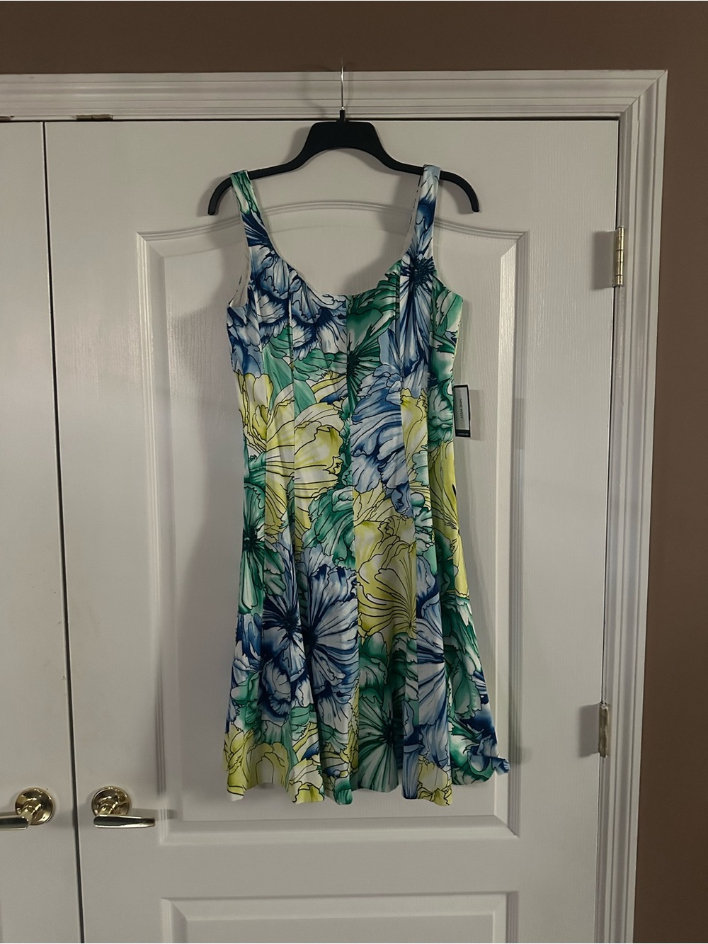 Nine West Women’s Floral Mini Dress Size 10 Brand New With Tags